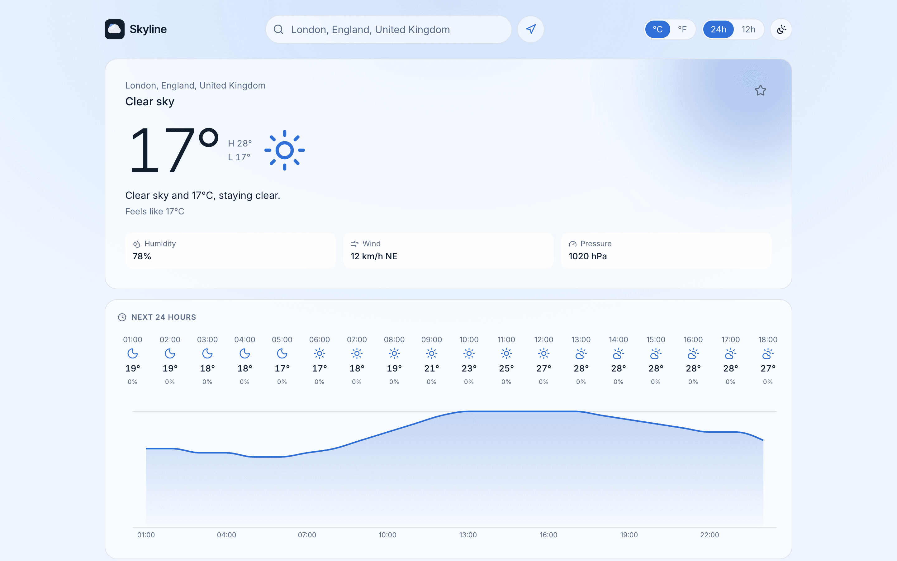 Skyline — project preview